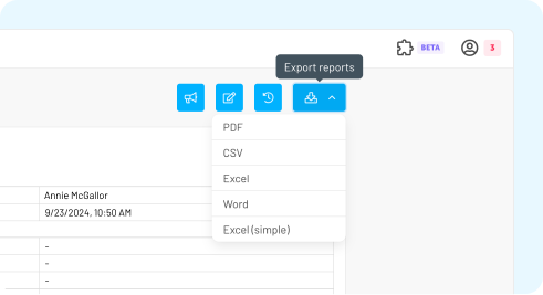 Versatile and accessible reports